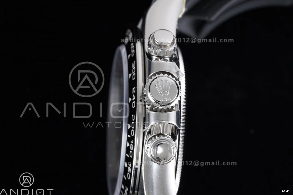 Oysterflex VS4131 (Weighted) Edition Silver Strap V2 VSF 126519 on 1:1 Daytona Black Best Dial Diamonds 0127